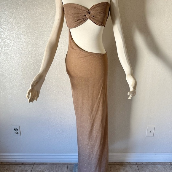 New Lovewave The Majorca Dress in Bronze size M - Picture 6 of 9